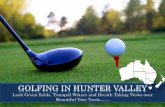 Golfing in Hunter Valley
