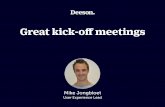 Digibury March 11 - Mike Jongbloet: Great Kick off Meetings