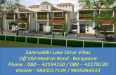 Samruddhi lake drive - call 9845017139