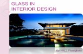 Glass in interior design