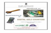 Handbook on maintenance of digital axle counter