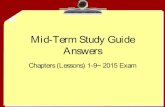 Mid term study guide answers 2015