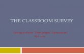 The classroom survey 2015