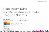 Video Interviewing - Secret Weapon for Better Recruiting (4A)