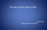 The road to greater success in Sales-Tom Hopkins