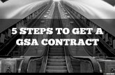 5 STEPS TO GET A GSA CONTRACT