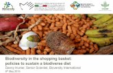 Biodiversity in the shopping basket: policies to sustain a biodiverse diet