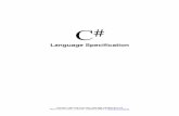 C# Language Specification