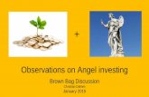 Failure and success in angel investing