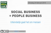 Social business = people business - Social Media Club Breda (24-02-2015)