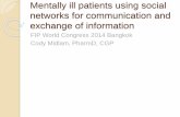 Mentally ill patients using social networks for communication