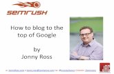How to blog to the google top