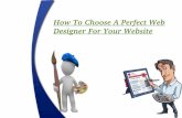 How to choose a perfect web designer for your website