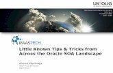 Little Known Tips & Tricks from Across the Oracle SOA Landscape