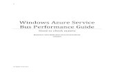Azure Service Bus Performance Checklist