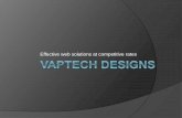 Vaptech Designs - Cost effective web solutions for your business