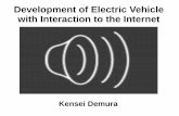 Development of Electric Car with Internet Interaction