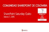 Office 365 - SharePoint Saturday Quito