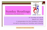 5th Sunday of Lent Cycle B