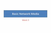 Week 3 basic network media