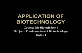 B sc biotech i fob unit 4 application in biotechnology