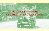 Top 10 Steps For Students Excellence