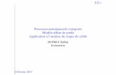 Compounded autoregressive processes for Credit Risk modelling