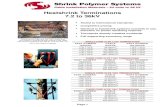 Heat Shrink Cable Joints & Cable Terminations LV HV, 6.6kV 11kV 33kV - SPS Catalogue