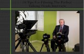 10 tips for filming the perfect talking heads interview