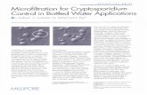 Microfiltration - Cryptosporidium Control Application