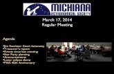 Michiana Astronomical Society Inc. Regular Mtg. 2014-03-17