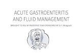 Acute gastroenteritis and fluid management
