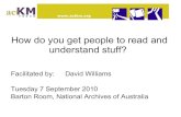 How to read and understand stuff