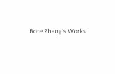 Bote Zhang work collection