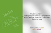 What the #!@$?: Managing Customer Complaints