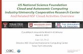 NSF CAC Cloud Interoperability Testbed Projects