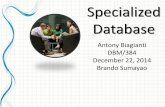 Specialized Database Presentation+Final