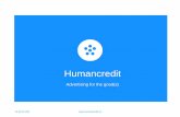 Humancredit - Turning Ad-Millions for the Good(s)!