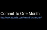 Commit A Month ToYour Trading Career