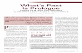 What's Past is Prologue Gazette