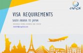 VISA REQUIREMENTS - Saudi Arabia to Japan - Business