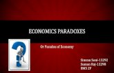 Economics paradoxes