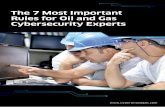 7 most important rules for oil and gas cybersecurity experts