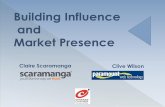 Building influence and Market Presence - workshop (Clive Wilson & Claire Scaramanga)