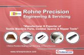 Comber Machine by Rohne Precision Engineering & Servicing Coimbatore