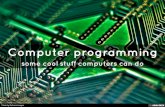 Computer programing