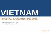 Vietnam Digital Landscape 2015 by Moore Corporation