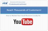 Video Marketing-Small Business Local YouTube Packages