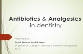 Antibiotics and Analgesics in Dentistry