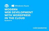 Modern Wordpress Development Using Azure Services